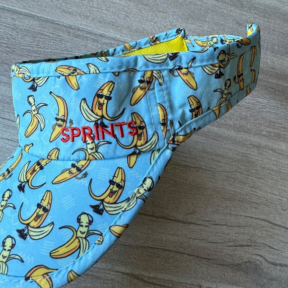 Sprints Light Blue Banana Graphics Visor - NWOT - Picture 2 of 5